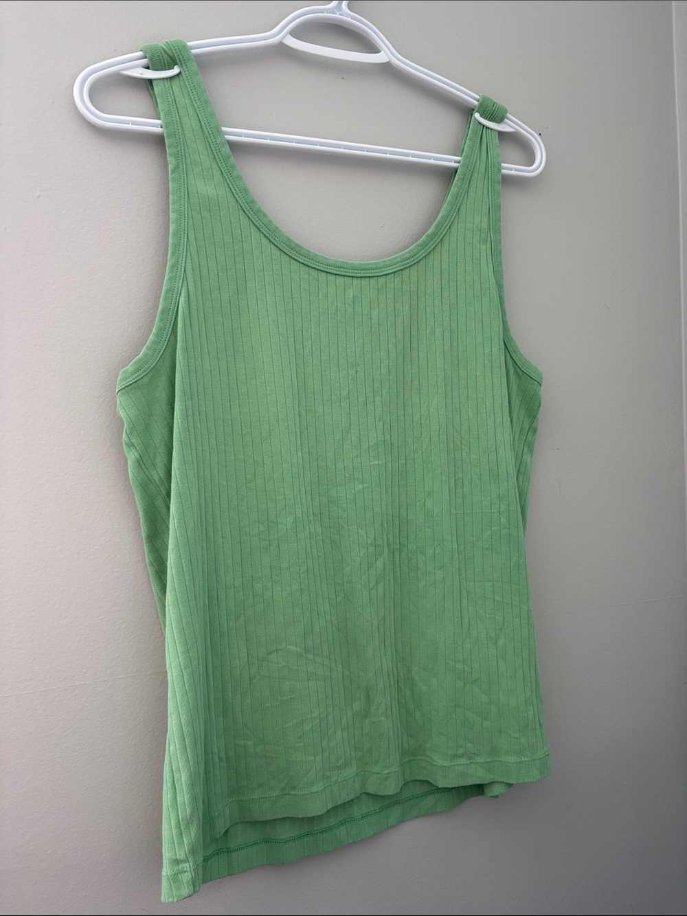 Aerie Ribbed green tank top XL